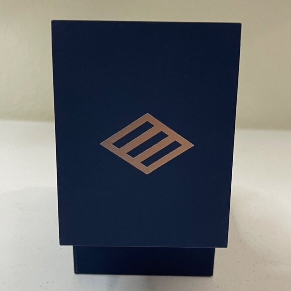 Joseph Abboud Silver-Tone, Blue Strap, Blue Dial, Mens Watch In Original Box - Picture 11 of 13